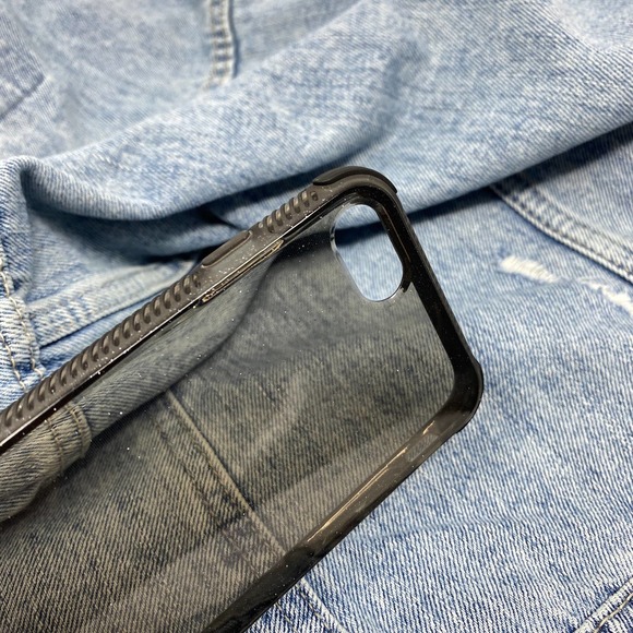 iPhone XS Max Case Clear Black Glitter Cover NEW - Picture 6 of 7